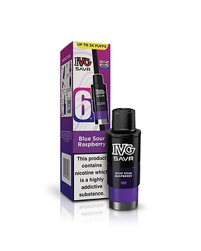 Blue Sour Raspberry IVG SAVR Refill Pack